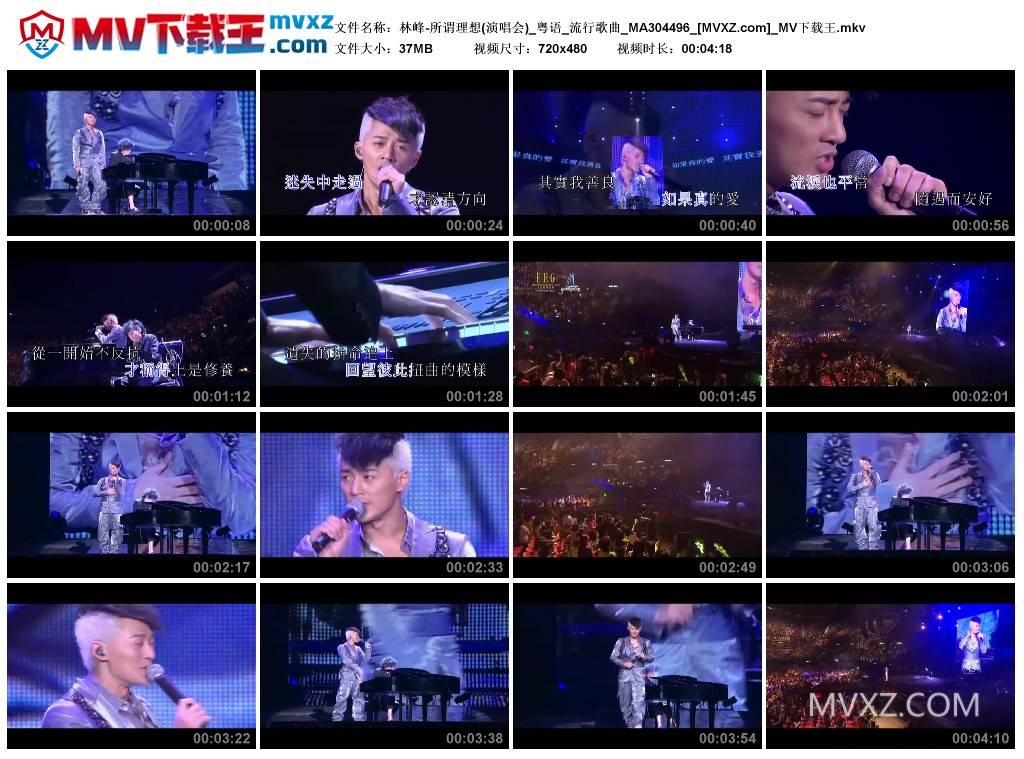 林峰-所谓理想(演唱会)_粤语_流行歌曲_MA304496